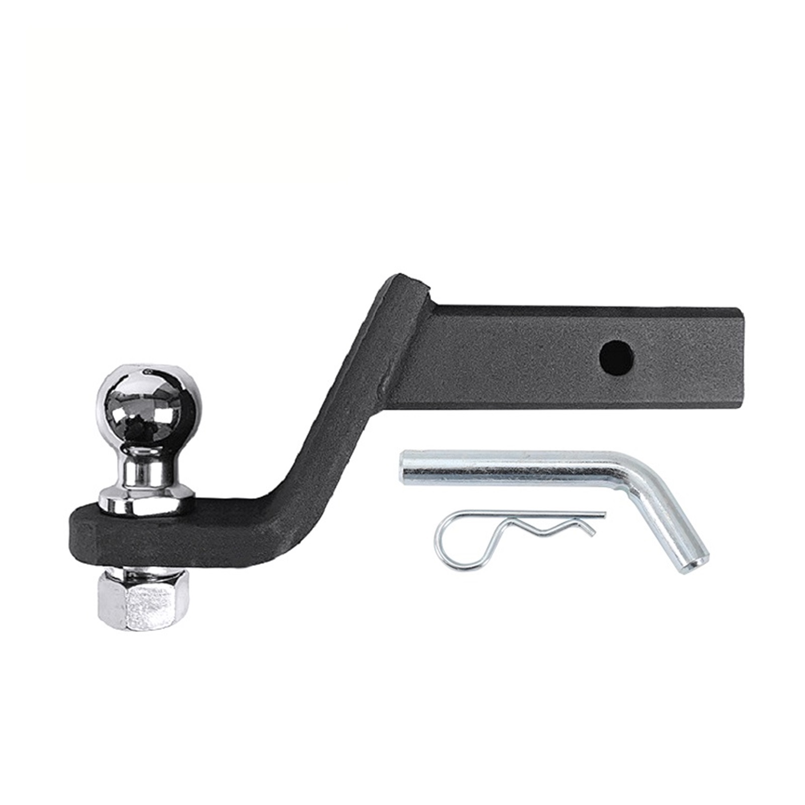 9 Inch Drop Tow Bar W/50mm 2inch Ball Cover Mount Tongue Hitch Trailer Car RV Boat Parts Accessories ,Easy to Use